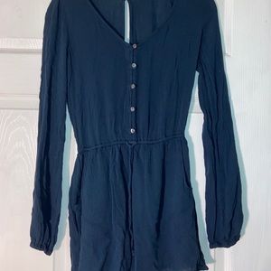 Navy Blue Romper
